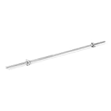 Amazon Basics Standard-Langhantelstange, 152 cm lang, 2,5 cm Durchmesser, verchromt