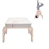 KigerNee Yoga Kopfstandhocker - Hochwertiger Yoga Hocker - Yoga Stuhl zur Handstand-Übung aus massivem Naturholz - Yoga Ausrüstung für Zuhause - Sicher & Stabil