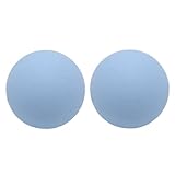 Massageball Faszienball Hart Lacrosse Ball Massage. Massagebälle für Rücken Beine Füße Hände. Triggerpunktball für Yoga myofasziale Entspannung Muskelentspannung Plantarfasziitis. 2 Stück. (Blau)