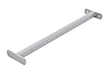 Reckstange Turnstange Gymnastikstange Metallstange (90 cm Grau) Reck aus Stahl zum Befestigen am Schaukel oder Klettergerüst auch als Gymnastik oder Turnstange auch für öffentliche Spielplätze