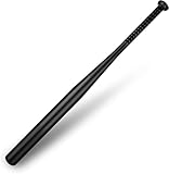 Baseballschläger aus Stahl 82 cm robuster Baseball/Softballschläger für Freizeit & Training, ideal für Hobbyspieler & Athleten (schwarz)