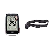 Sigma Rox 4.0 Fahrradcomputer Weiß Einheitsgröße & Sigma Sport Zubehör, R1 Duo Herzfrequenz Sender (ANT+/Bluetooth Smart) inkl. COMFORTEX+