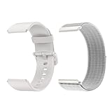 Blackview R30/R30Pro/R3/R50/R8/R3Pro Smartwatch Ersatzarmbänder (Silikon + Geflecht), Grau, 20mm