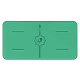 Liforme Yoga Pad – Yogakissen für Knie, Ellbogen und Hände – Yogamatte, umweltfreundlich und rutschfest, mit einem einzigartigen und originellen System von Markierungen zur Ausrichtung, Grün