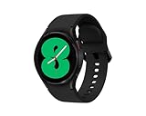 Samsung Galaxy Watch4, Runde Bluetooth Smartwatch, Wear OS, dreh-Bare Lünette, Fit-nessuhr, Fitness-Tracker, 40 mm, Black