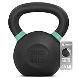 Yes4All XUT6 Pulverbeschichtetes Kettlebell aus Gusseisen, 20 kg