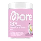 MORE Glow, 300 g, Neutral, Premium Kollagen und Hyaluron Pulver mit Kupfer, Vitamin C und L-Glycin, made in Germany