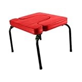 kowaku Yoga-Kopfstandbank, Yoga-Inversionsstuhl, Yoga-Kopfstander, Starkes Gleichgewichtstraining, Yoga-Kopfstandhocker, Kopfstandtrainer, Rot Keine Matte