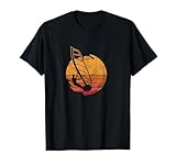Windsurfen Retro Windsurfer Wassersport Segel Meer Geschenk T-Shirt