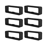6 Stück Garmin Armband Schlaufe Silikon Uhrenarmband Schlaufe, Verschlussring Kompatibel mit Garmin Forerunner 945/Garmin Vivoactive 3 Armband Schlaufen Ersatzteile,für 22mm Uhrenarmband Halter Keeper