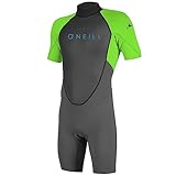 O'Neill Herren Reactor-2 2mm Back Zip Spring Wetsuit, Green, L