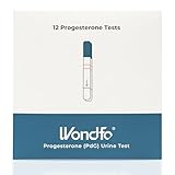 Wondfo Progesteron Test 12 PdG Teststreifen Progesteron Metaboliten Test zur Bestätigung eines erfolgreichen Eisprungs Einfacher Test zu Hause