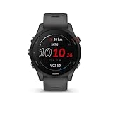 Garmin Unisex – Erwachsene Forerunner 255 GPS-Laufuhr, Schiefergrau/Schwarz, One Size
