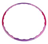 Simba 107402215 - Hula Hoop mit Licht, mit Lichteffekt, zum Zusammenstecken, 80cm, ab 5 Jahre