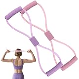 2 Stück Widerstandsbänder mit Griffen, Stretchbänder in 8er-Form für Frauen, Übungen, Yoga, Fitnessstudio, Fitness, Zugseil für Arm- und Schulterdehnung, Muskeltraining