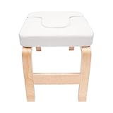 KLOOLIVE Yoga Kopfstandhocker Freistehend Kopfstandbank Inversionsstuhl 200 kg Tragkraft Yoga Inversion Bank für Zuhause Yoga-Hocker mit Sitzkissen für Yoga-Übungen, Taillenübungen, Beinübungen