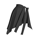 MZPOZB HüFtbedeckender Yoga-Rock Einteiliger Yogarock Sport Frau Multicolor Nylon Stretch Bandage Fitness Lauf Gym Dance Workout Golf Tennisrock(Black)
