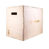 GymBeam PlyoBox aus Holz - vielseitig einsetzbare Crossfit Box, ideal für plyometrisches und Sprungbox-Training, mit Ausgeschnittenen Handgriffen