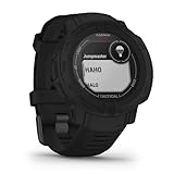 Garmin Instinct 2 Solar Tactical – robuste GPS-Smartwatch mit unendlicher Akkulaufzeit im Smartwatch-Modus, taktische Funktionen, über 40 Sport-Apps, Notifications und Garmin Pay