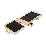 Dickly Balance Board aus Holz, Haltungskorrektur, stabile Balance-Plattform, Rutschfester Fußverstärker, Knöchel-Balance-Board für Frauen und Männer