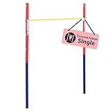 HUDORA Turnreck Fabian Standard - einfache Turnstange für Kinder & Erwachsene - 4-fach höhenverstellbare Gymnastikstange - belastbare Outdoor-Fitnessstange für bis zu 100kg