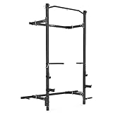 Marbo Sport Dip-Station, Klimmzugstange, Klappbares Power Rack mit Landmine-Griff MS-U114 2.0