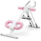 MERACH Bauchtrainer Bauchmuskeltrainer für Zuhause Multifunktionale Trainingsgerät für Ganzkörpertraining Abdominal Ab Machine mit LCD-Monitor Bauchmuskeltrainer Bauchmuskeltraining