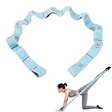 Yoga Band,Yoga Gurt,Yoga Strap,Yogaband,Dehnband,Stretching Band,Yoga Stretching Strap,Yoga Stretch Gurt,Geeignet Für Pilates, Tanz, Gymnastik, Effektives Dehnung (11 Schleifen)