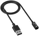 Polar USB-Ladekabel für Sportuhren & Fitnessuhren, Schwarz