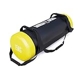 GORILLA SPORTS® Fitness Power Bag - 5/10/15/20/25/30 kg, rutschfeste Griffe, Gefüllt, Kunstleder - Gewichtssack, Sandbag, Corebag, Sandsäcke, Gewichte für Training, Workout, Crossfit, Gym