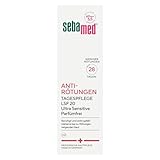 SEBAMED Anti-Rötungen parfumfreie Tagespflege mit LSF 20, mindert Rötungen im Gesicht, als Rosacea Gesichtspflege geeignet, parfumfrei, gegen Hautrötungen, Creme 50 ml