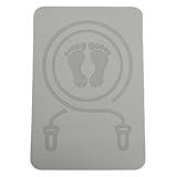 Sosoport Fitness- Sprungseilmatte Indoor- Outdoor- Fitnessmatte Seilspringmatte Übung rutschfeste Matte Workout- Sprungmatten Trainingszubehör für Frauen Mädchen Grau