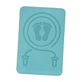 LOVIVER Springseilmatte, Fitness-Übungsmatte, Seilspringmatte, Springseil-Pad für Pilates, Blau
