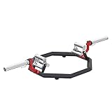 GORILLA SPORTS® Trap Bar - Olympia 50mm, mit 2 Federverschlüssen, bis 340kg Belastbar, gerändelte Griffe, Stahl - Olympic Hex Bar, Olympische Hexagon Hantelstange, für Kniebeugen, Kreuzheben
