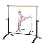 VEVOR Ballettstange Tanzstange freistehende Ballettstange, höhenverstellbare (5-stufig / 715-1115 mm) Stretchstange aus Kohlenstoffstahl für Ballett, Gleichgewichtstraining, Entspannungsübungen