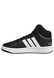 adidas Unisex Kinder Hoops Mid Shoes, Core Black/Cloud White/Grey Six, 34 EU