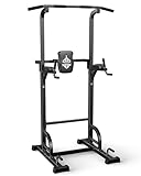 Sportsroyals Power Tower, Dip-Station, Klimmzugstange für das Krafttrainingsgerät im Heim-Fitnessstudio, 204 kg