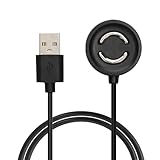 kwmobile USB Kabel Charger kompatibel mit Suunto Peak 9 Ladekabel - Smart Watch Ersatzkabel - Fitnesstracker Aufladekabel in Schwarz