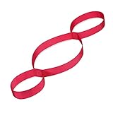 Schlaufe - Dehnungsband Stretching - Yogagurt für Yoga Pilates & Faszien Training - insgesamt ca. 75cm lang - 3,8cm breit - Dehnhilfe + Nachhaltige Schmerztherapie & Engpassdehnung -100% Baumwolle