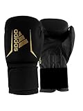 adidas Boxhandschuhe Speed 50, Erwachsene, Boxing Gloves 14 oz, Punchinghandschuhe komfortabel und langlebig, schwarz