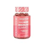 Novomins Meno Balance - Wechseljahre Komplex - Yamswurzel, Ashwagandha, Maca-Extrakt Vitamine B12, B6 - Hormon Balance Frauen - Vegan & Glutenfrei - bei Menopause & Perimenopause Symptomen - 60 Gummis