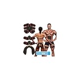 iWarmbase EMS Trainingsgerät, EMS Bauchmuskeltrainer Elektrisch, 6 Modi & 19 Intensitäten EMS Bauchtrainer, Ganzkörper ABS/Bauch/Arm/Bein/Po Trainer