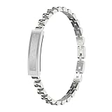 Fitness Tracker Damen Elegant Rosegold Silber Schmuck Armkette Schmal Fitness Tracker ohne Display Schrittzähler Armband Metallarmband Edelstahl Gesundheit Pulsmesser Fitnesstracker für Android IOS