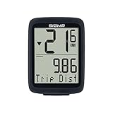 SIGMA BC 8.0 WR| Fahrradcomputer mit 8 Funktionen | Fahrrad Tacho mit Kabel | Wasserdichter Fahrradcomputer einfach zu bedienen mit großen Tasten und klarem Display