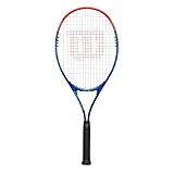 Wilson Impact Tennis Racket, Blau/Rot