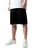 Urban Classics Herren Bball Mesh Sportshorts, Schwarz (Black 00007), L EU