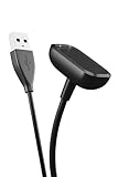 Yaekea Ladekabel Kompatibel mit Fitbit Charge 6 / Luxe/Charge 5 Ladegerät, Magnetisches Schnell Ladestation für Fitbit Luxe/Charge 5 / Charge 6 Fitness Tracker USB Smartwatch Kable 3.3ft/100cm
