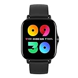 Amazfit [Version 2022] GTS 2 Smartwatch mit AMOLED Always-on Display, Bluetooth-Anrufe, 3 GB Musikspeicher, Sportuhr mit 90 Sportmodi, Herzfrequenz- und SpO2-Überwachung, Alexa, GPS, Schwarz