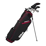 Wilson Herren Profile HALBER Satz Men STL Set, Rot/Schwarz/Silber, Standard