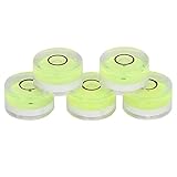 5Pcs 15mm Libelle ， Wasserwaage Bubble Mini Runde Messwerkzeug für horizontale Kalibrierung der Balance, elektronische Waage, Kamera-Plattform